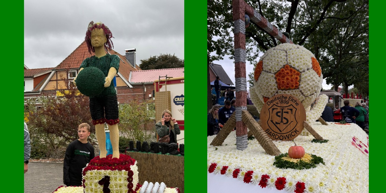 TSV Bardowick auf dem Erntedankfest stark vertreten