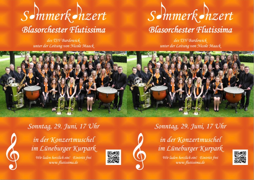 Sommerkonzert Blasorchester Flutissima
