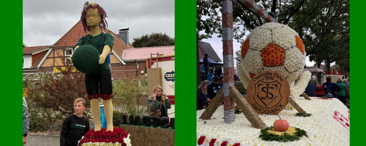 TSV Bardowick auf dem Erntedankfest stark vertreten