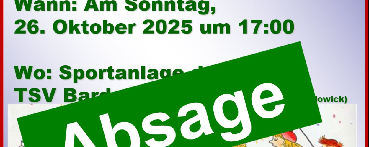 Laternenfest 2025 ist abgesagt